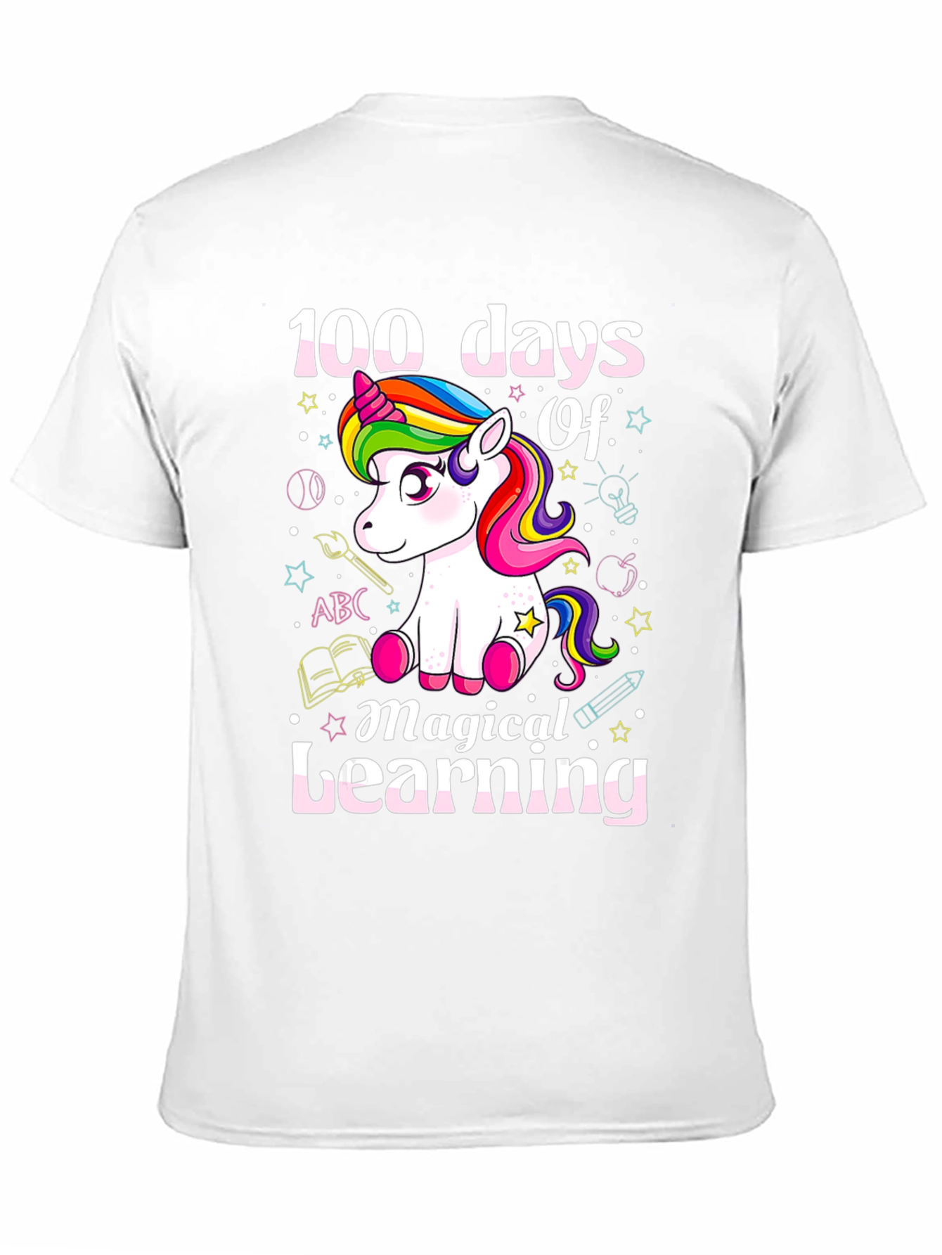 100 Days of Magical Learning Unicorn T-Shirt