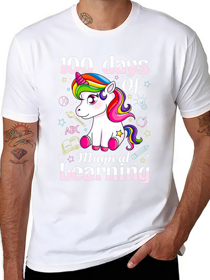 100 Days of Magical Learning Unicorn T-Shirt