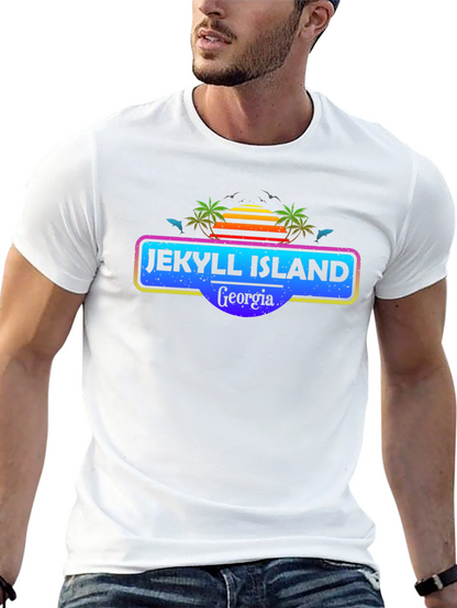 Jekyll Island Georgia T-Shirt Retro Graphic Tee