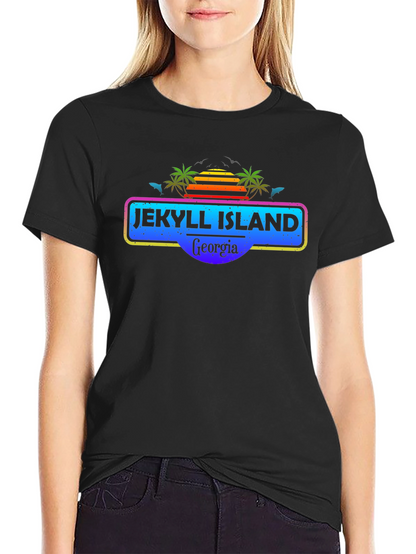 Jekyll Island Georgia T-Shirt Retro Graphic Tee