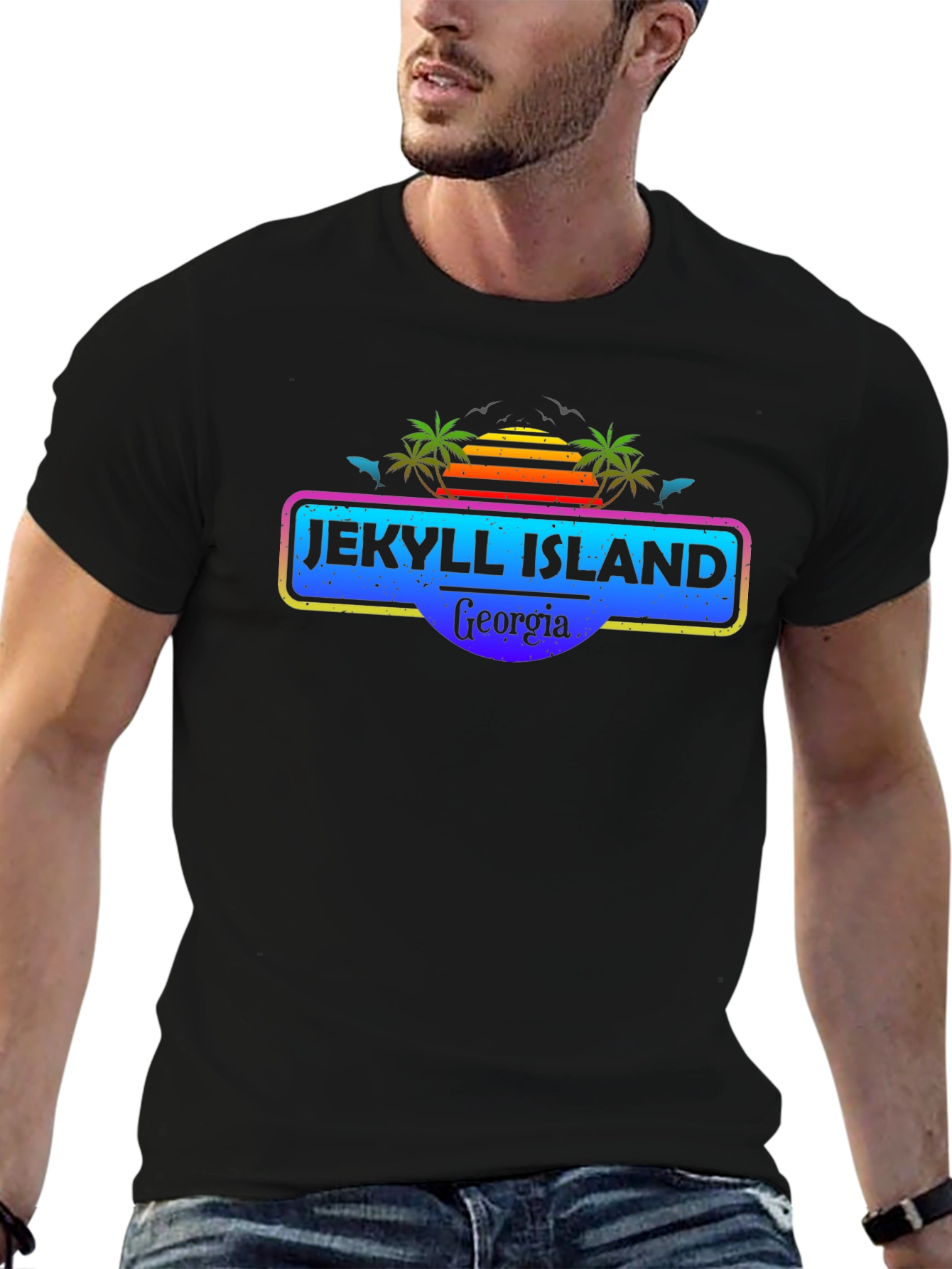 Jekyll Island Georgia T-Shirt Retro Graphic Tee