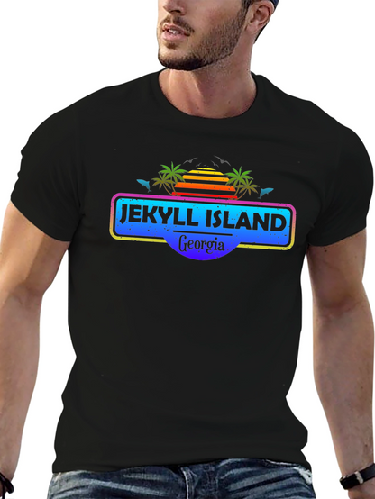 Jekyll Island Georgia T-Shirt Retro Graphic Tee