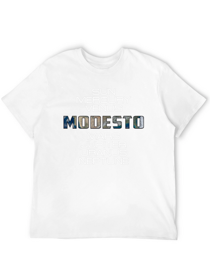 Planets Modesto T-Shirt - Space & City Pride Tee