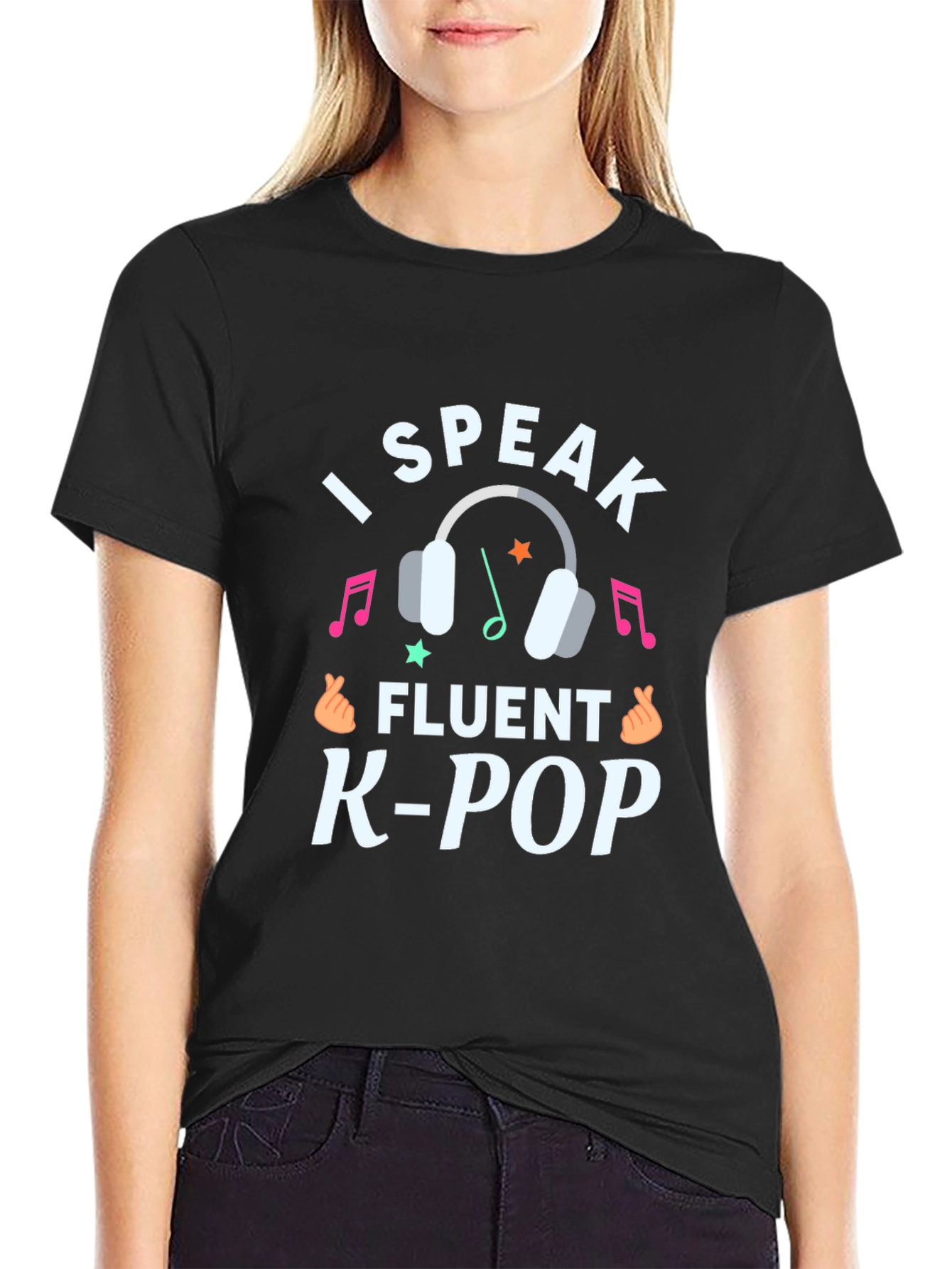 I Speak Fluent K-Pop Graphic Tee