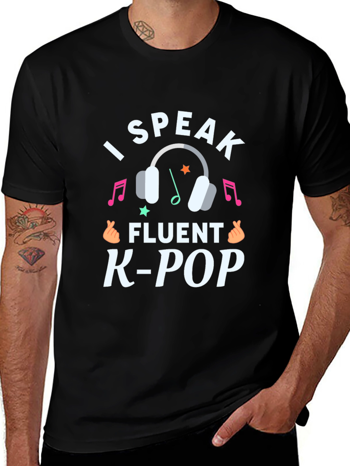 I Speak Fluent K-Pop Graphic Tee