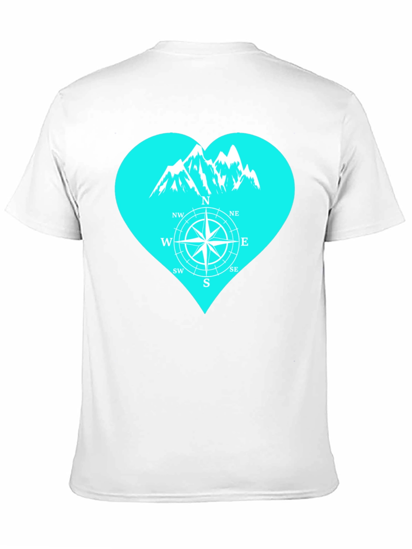 Mountain Compass Heart T-Shirt - Adventure Ready