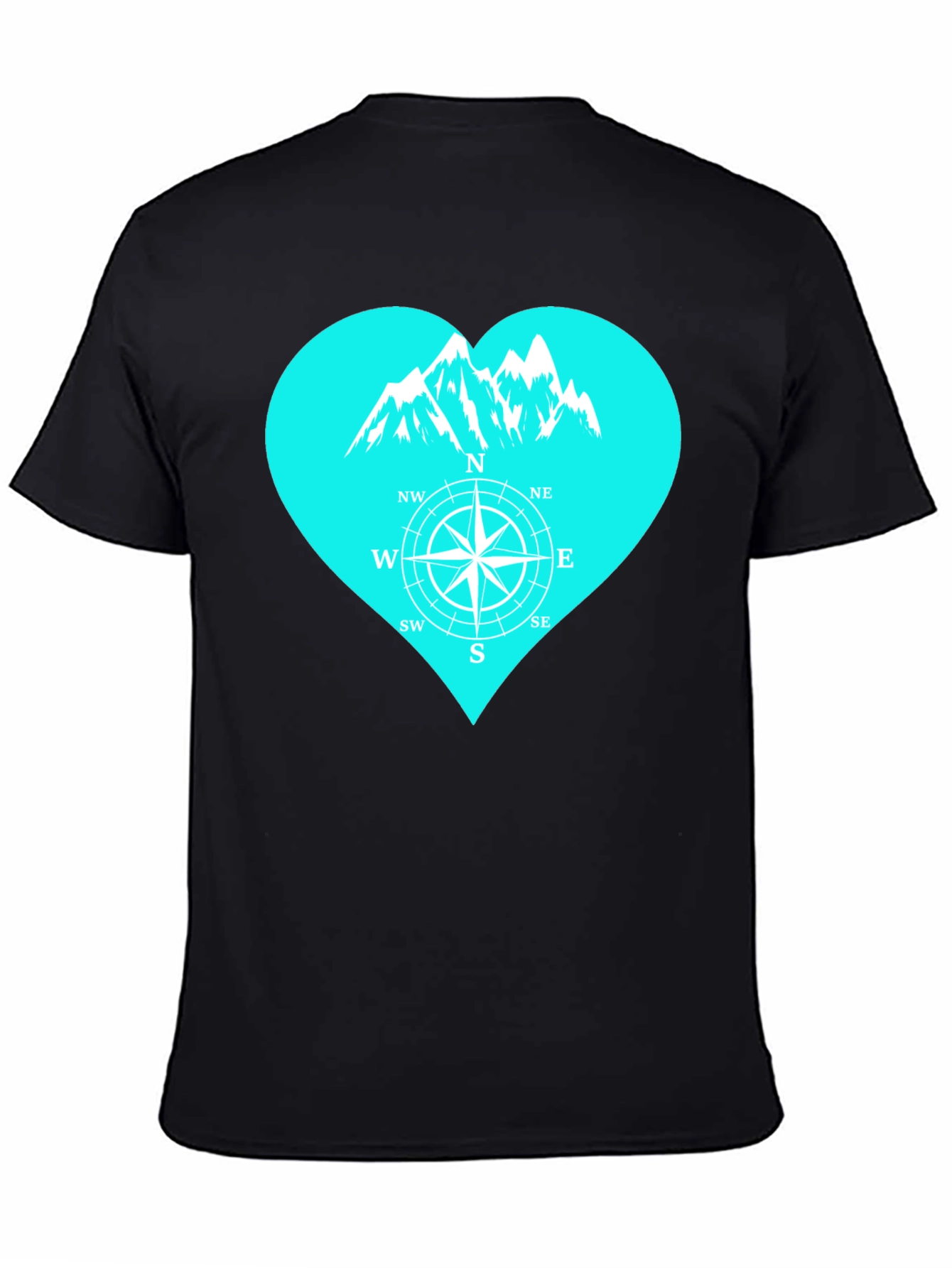 Mountain Compass Heart T-Shirt - Adventure Ready