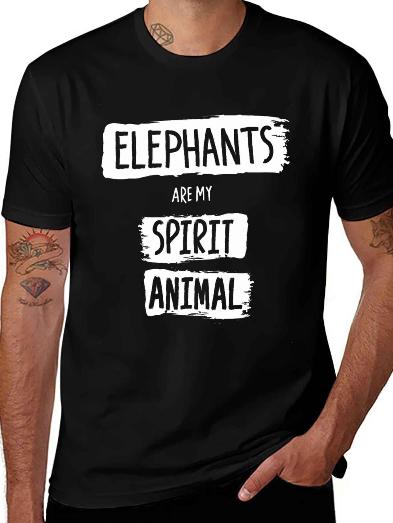Elephants Are My Spirit Animal - Graphic Tee