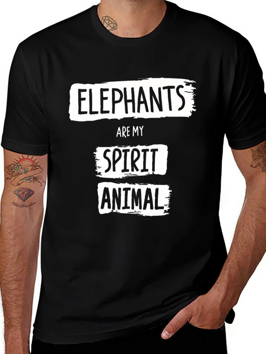 Elephants Are My Spirit Animal - Graphic Tee