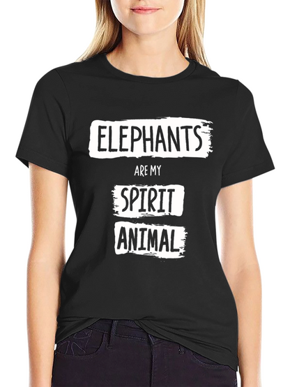 Elephants Are My Spirit Animal - Graphic Tee