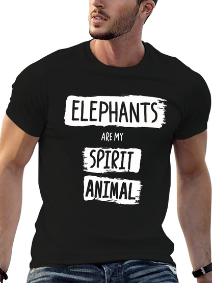 Elephants Are My Spirit Animal - Graphic Tee