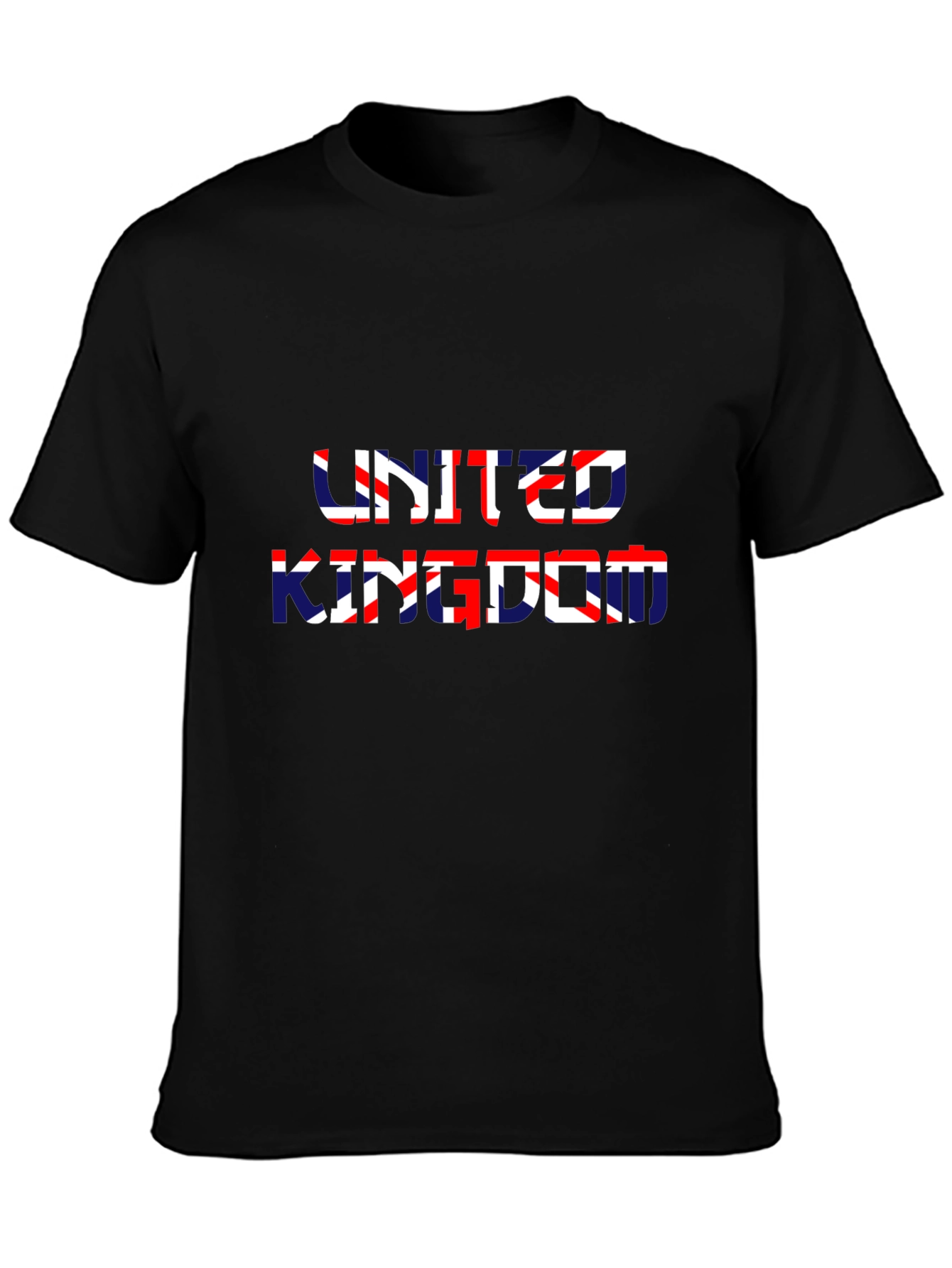 United Kingdom Flag Graphic Black Tee