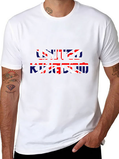 United Kingdom Flag Graphic Black Tee