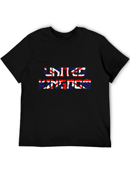 United Kingdom Flag Graphic Black Tee