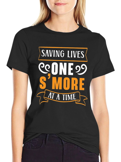 Saving Lives Smore Funny T-Shirt