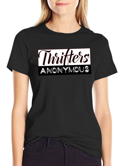 Thrifters Anonymous Graphic T-Shirt - Black