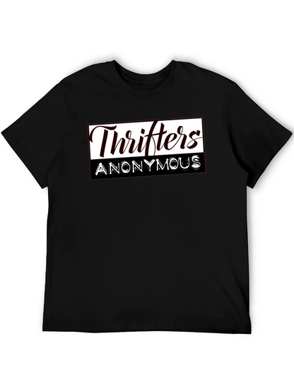 Thrifters Anonymous Graphic T-Shirt - Black