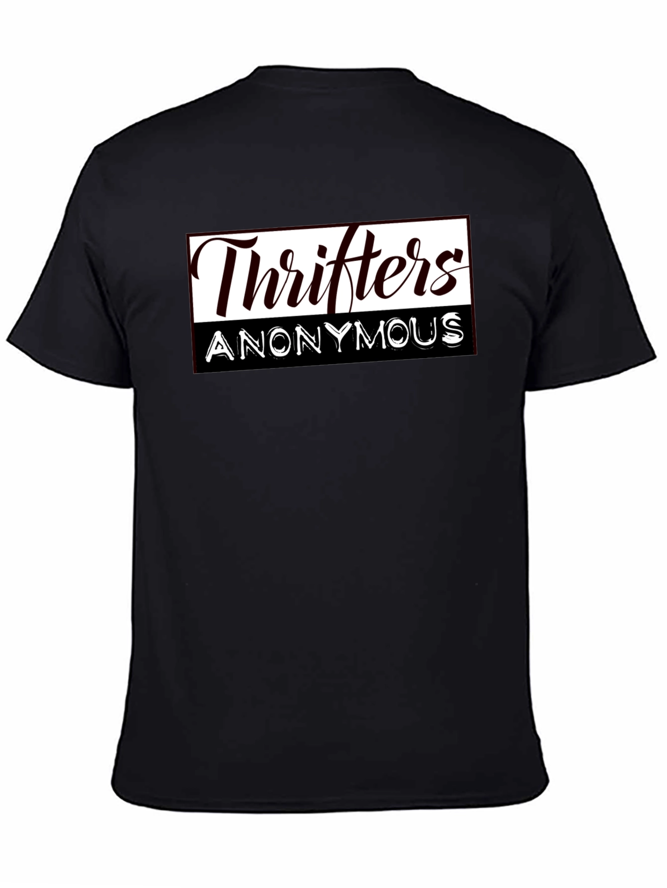 Thrifters Anonymous Graphic T-Shirt - Black