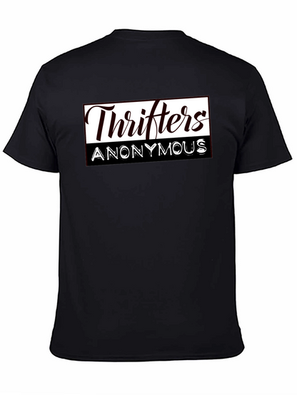 Thrifters Anonymous Graphic T-Shirt - Black