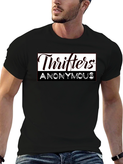 Thrifters Anonymous Graphic T-Shirt - Black