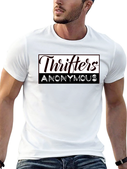 Thrifters Anonymous Graphic T-Shirt - Black