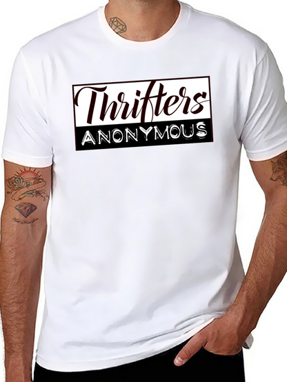Thrifters Anonymous Graphic T-Shirt - Black
