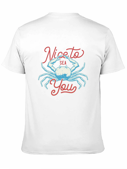 Nice to Sea You Crab Graphic T-Shirt