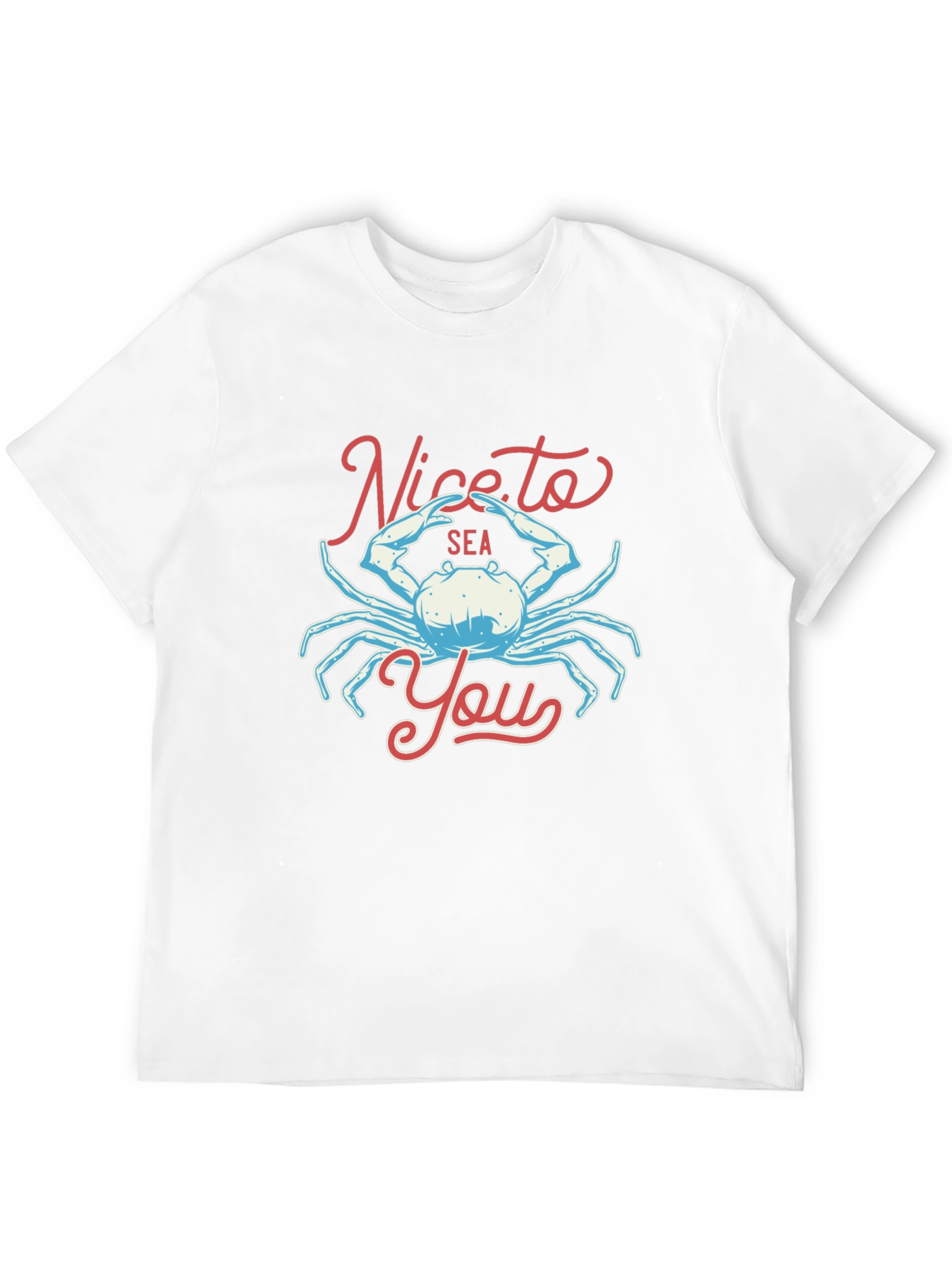 Nice to Sea You Crab Graphic T-Shirt