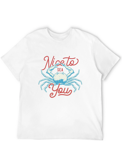 Nice to Sea You Crab Graphic T-Shirt