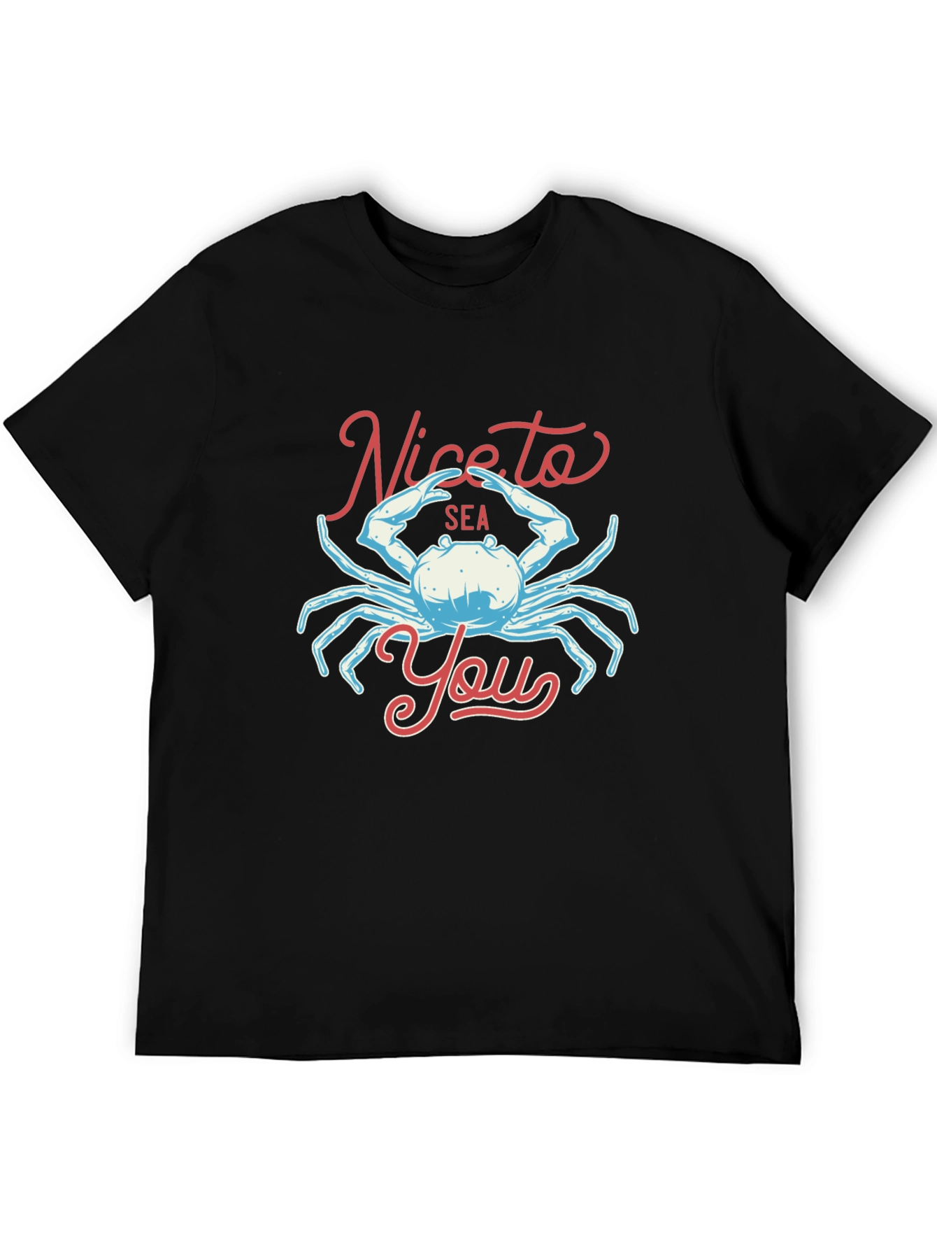 Nice to Sea You Crab Graphic T-Shirt