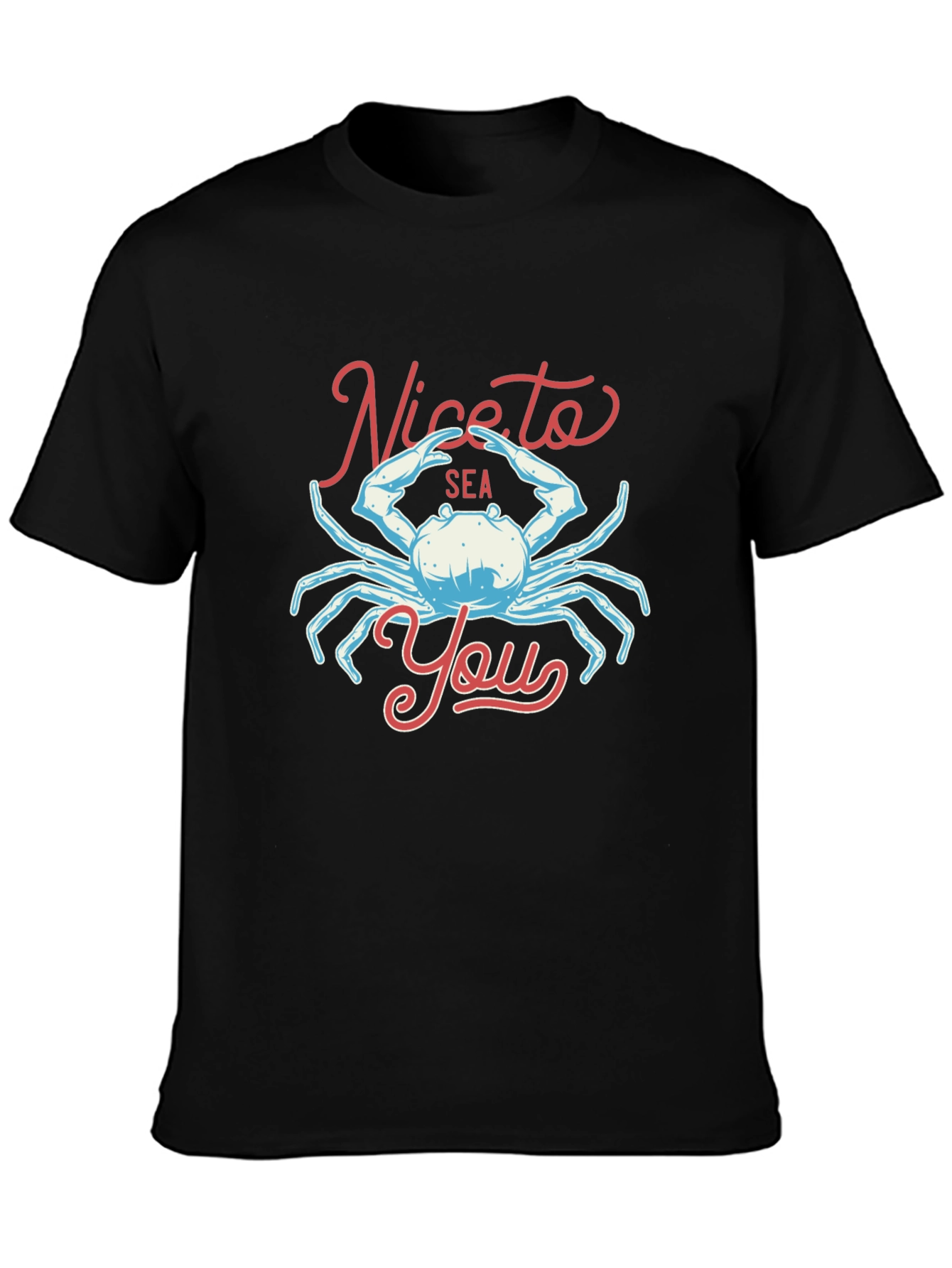 Nice to Sea You Crab Graphic T-Shirt