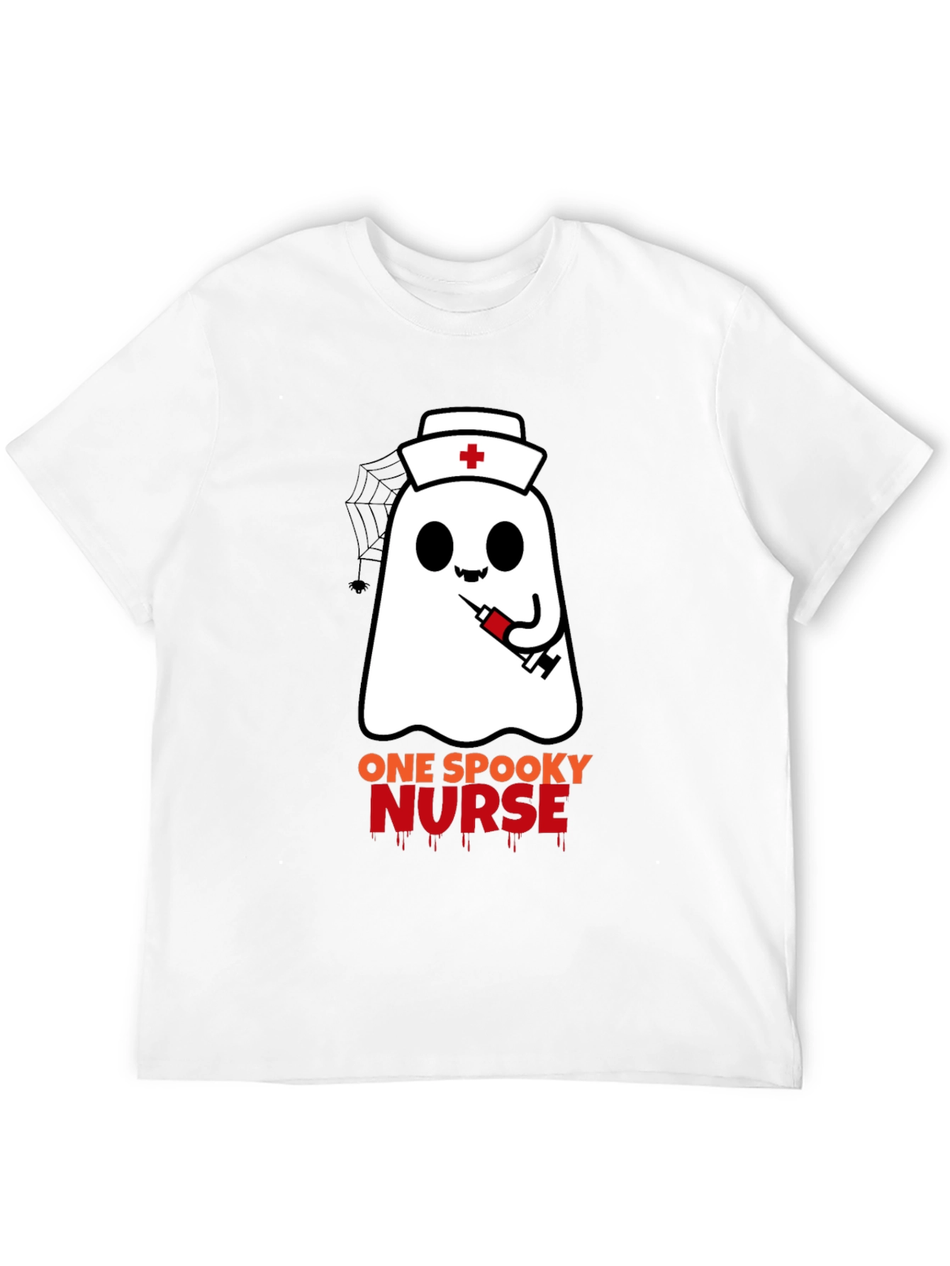 Spooky Nurse Ghost Halloween T-Shirt