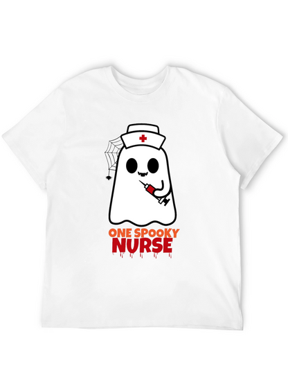 Spooky Nurse Ghost Halloween T-Shirt