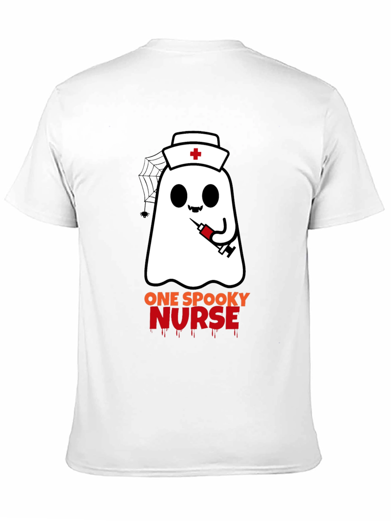Spooky Nurse Ghost Halloween T-Shirt