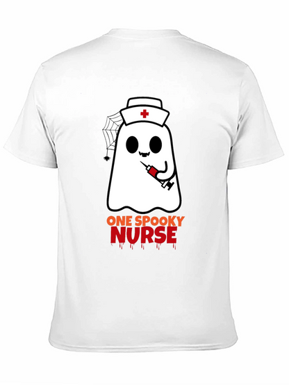 Spooky Nurse Ghost Halloween T-Shirt