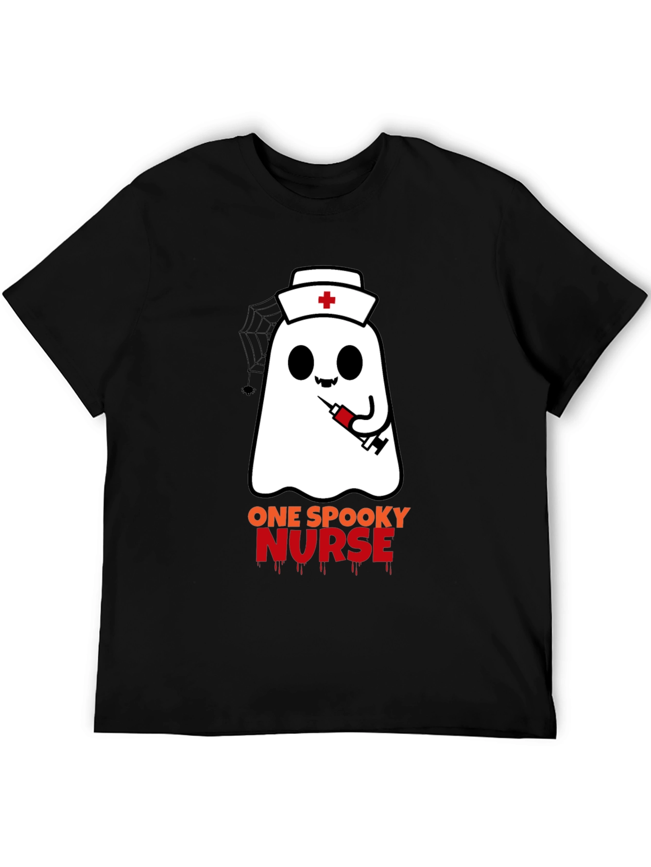 Spooky Nurse Ghost Halloween T-Shirt
