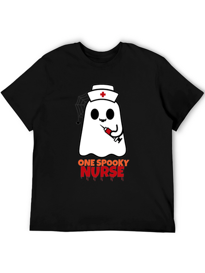 Spooky Nurse Ghost Halloween T-Shirt