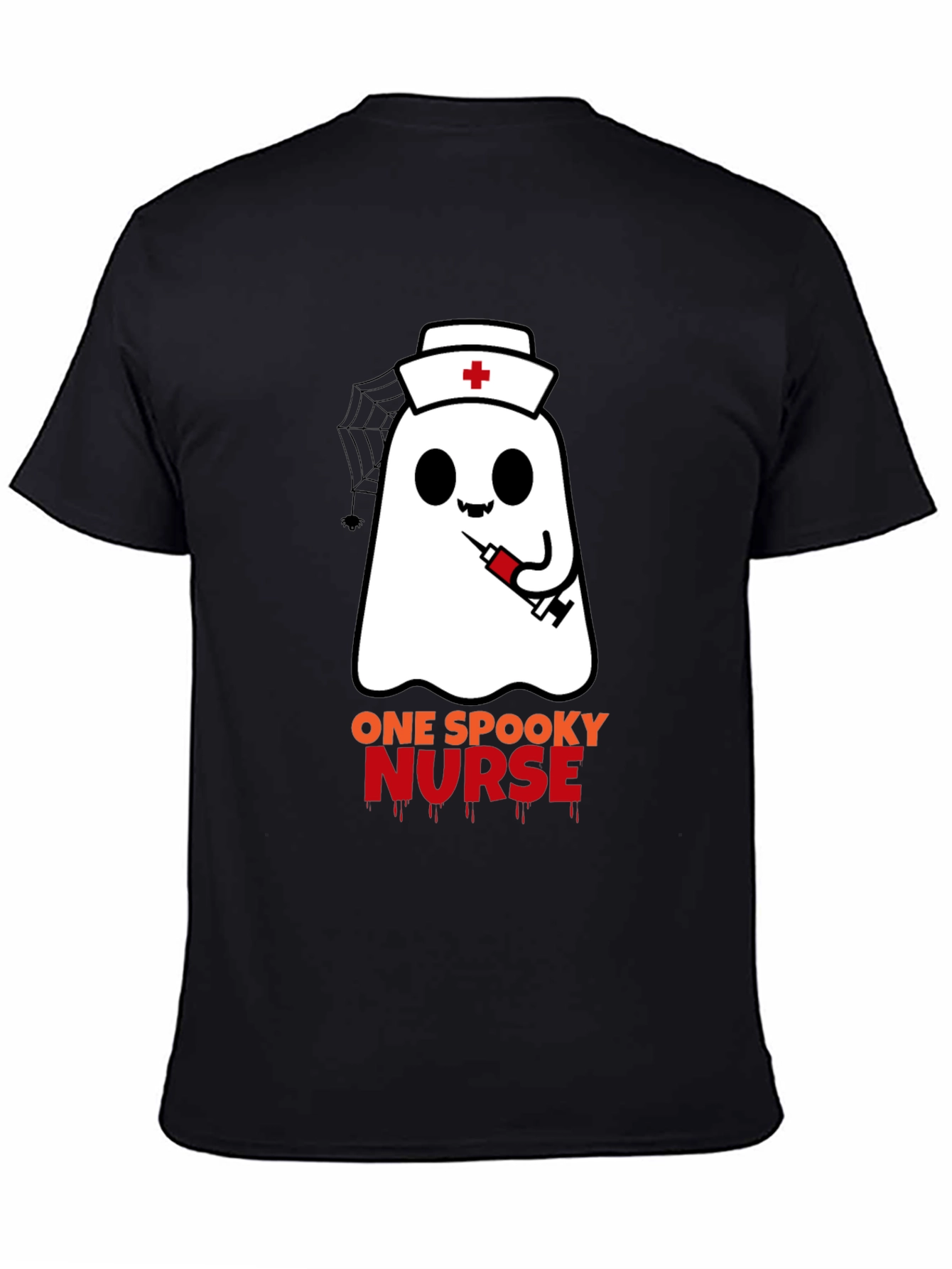 Spooky Nurse Ghost Halloween T-Shirt
