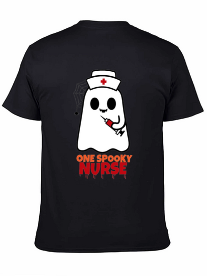 Spooky Nurse Ghost Halloween T-Shirt