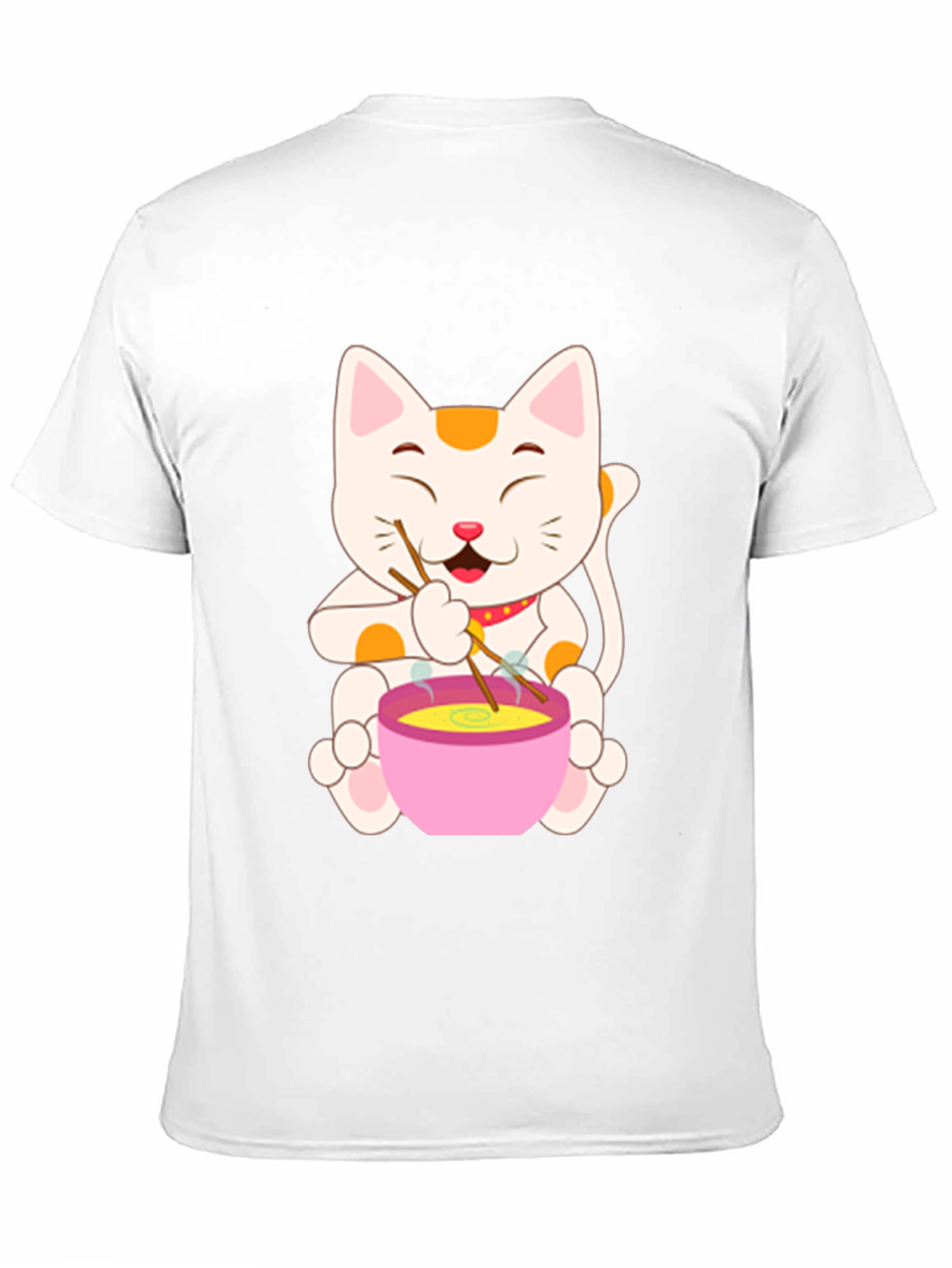 Lucky Cat Ramen T-Shirt - Unique Graphic Tee