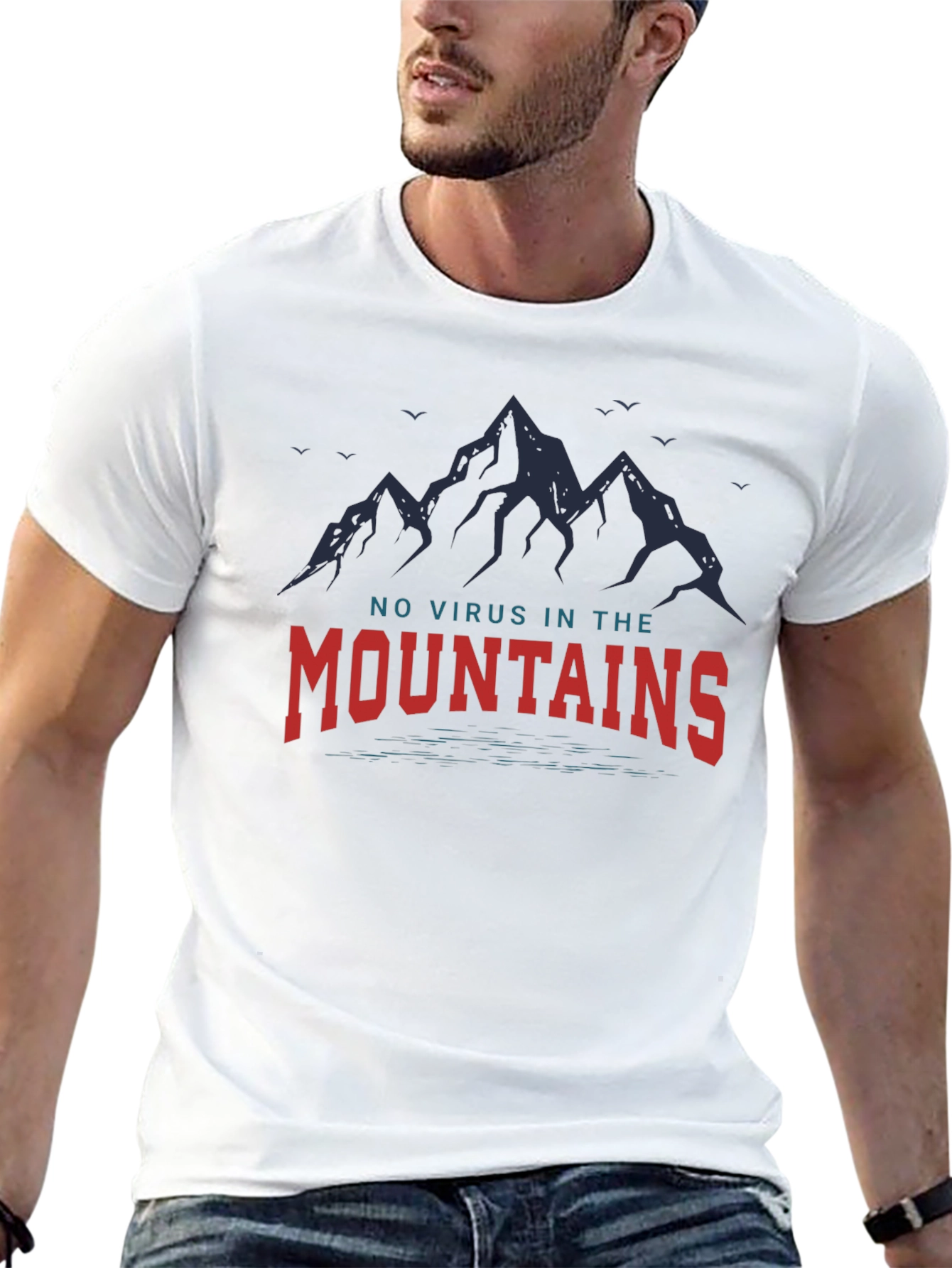 No Virus in the Mountains Graphic Tee
