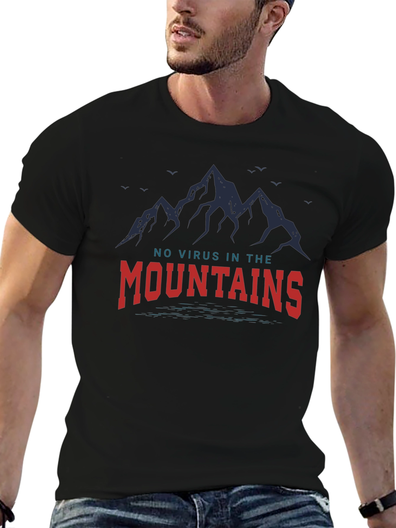 No Virus in the Mountains Graphic Tee