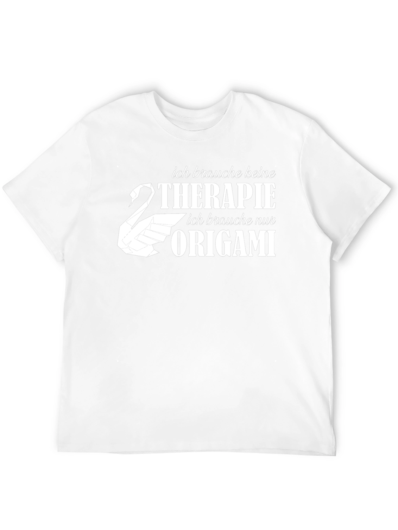 Origami Therapy Black T-Shirt