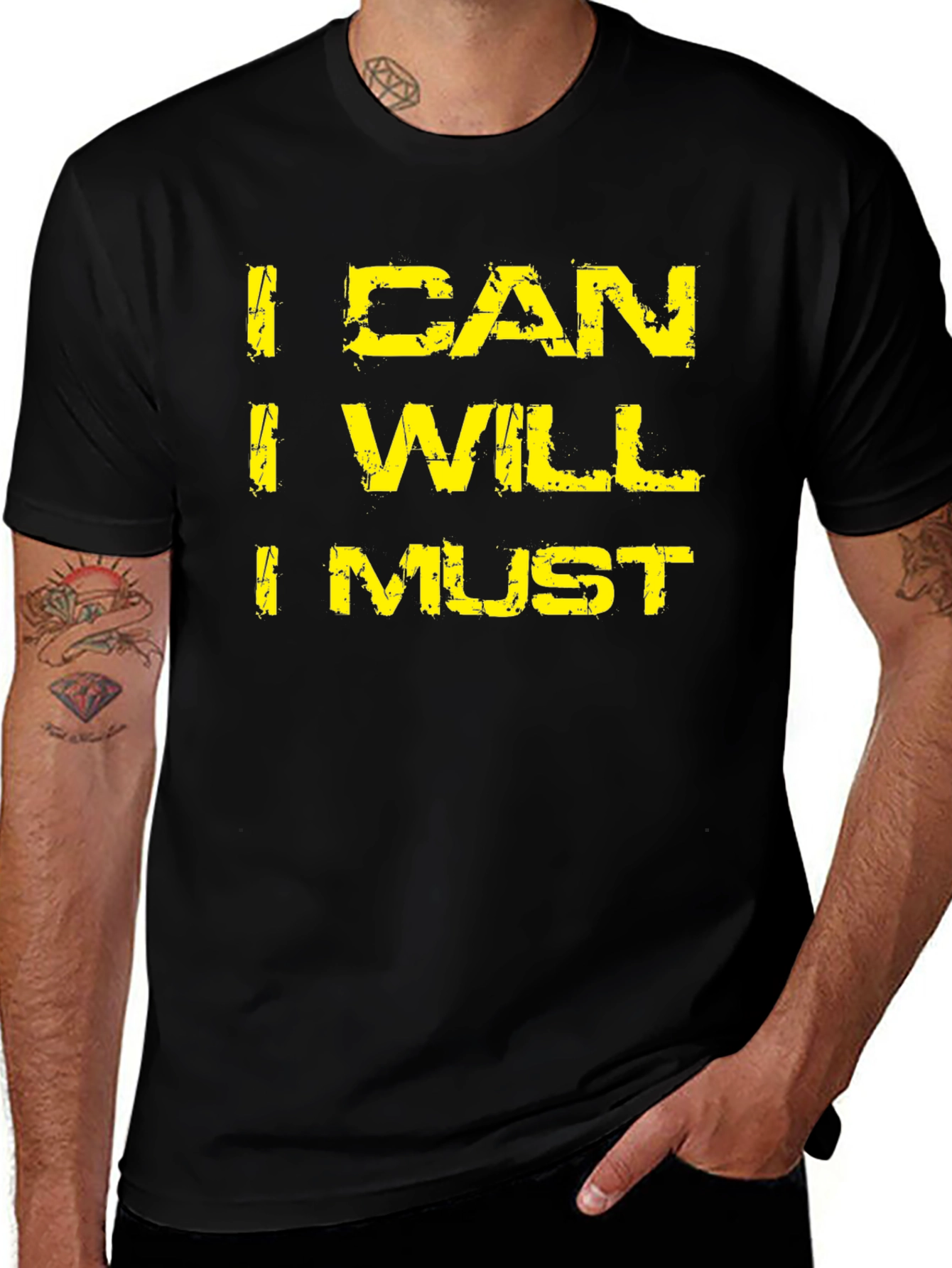 I Can I Will I Must Motivation T-Shirt