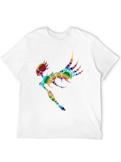 Rainbow Circle Fairy Graphic Tee - Black