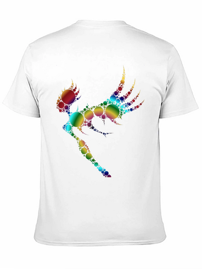 Rainbow Circle Fairy Graphic Tee - Black