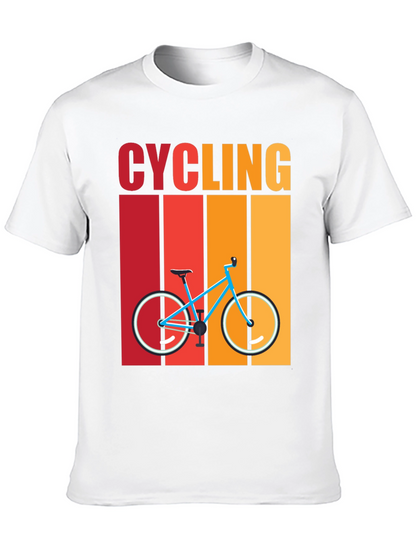 Cycling Retro T-Shirt - Bike Design