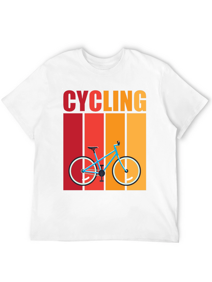 Cycling Retro T-Shirt - Bike Design