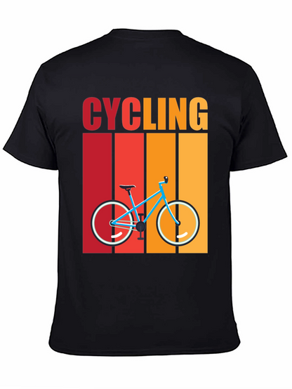 Cycling Retro T-Shirt - Bike Design