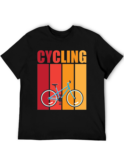Cycling Retro T-Shirt - Bike Design